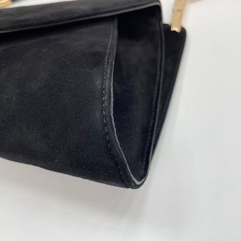 Salvatore Ferragamo Gancini Shoulder Bag black WS30573
