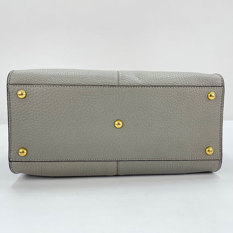 FENDI Peekaboo 2WAY Handbag gray WS30574