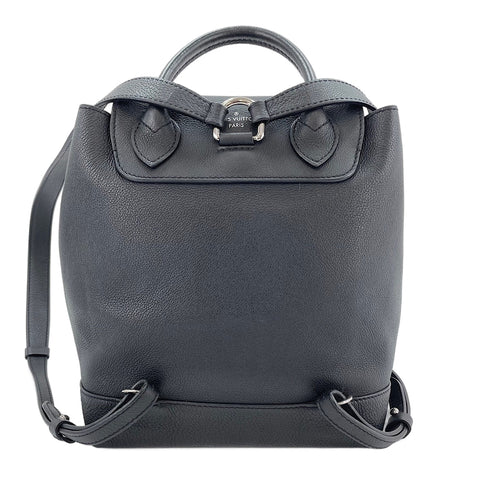 LOUIS VUITTON Calf leather Lockme backpack Backpack Daypack black WS30 – NUIR VINTAGE