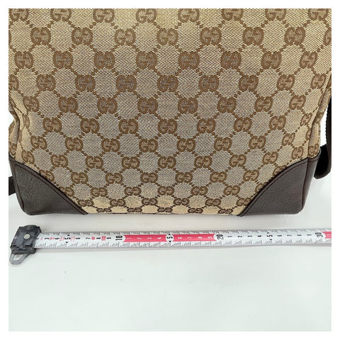 GUCCI Messenger Shoulder Bag Brown WS30583