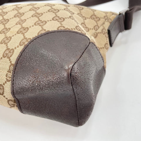 GUCCI Messenger Shoulder Bag Brown WS30583