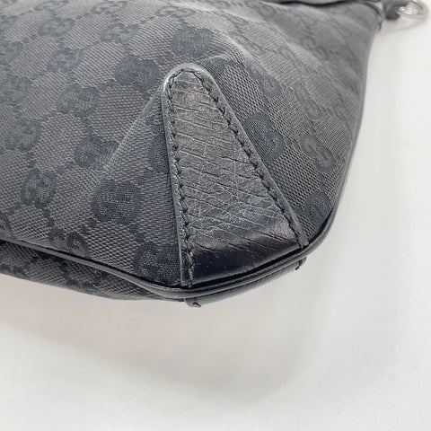 GUCCI Horsebit Shoulder Bag black WS30589