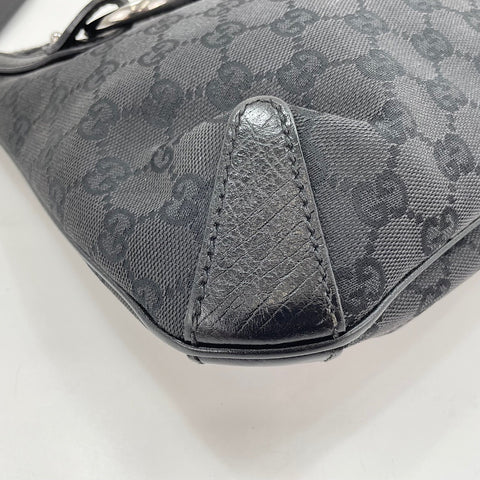 GUCCI Horsebit Shoulder Bag black WS30589