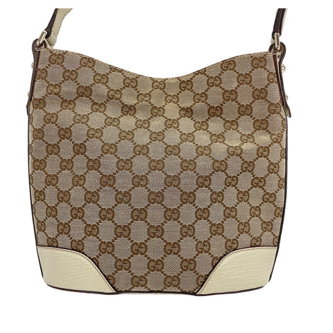GUCCI Horsebit Shoulder Bag white WS30590