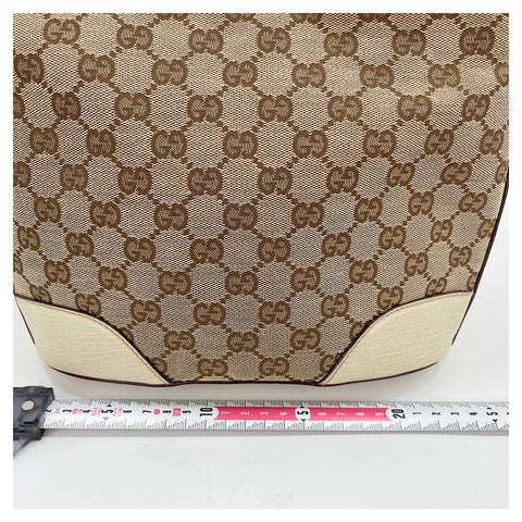 GUCCI Horsebit Shoulder Bag white WS30590