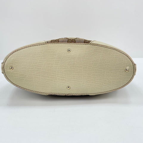 GUCCI Horsebit Shoulder Bag white WS30590