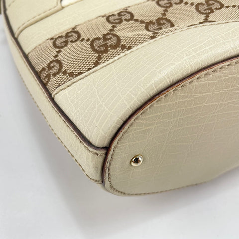 GUCCI Horsebit Shoulder Bag white WS30590