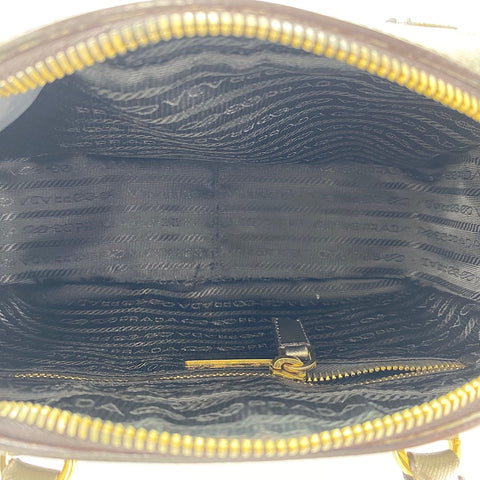 PRADA Safiano Handbag gold WS30592