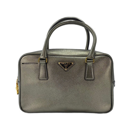 PRADA Safiano Handbag gold WS30592
