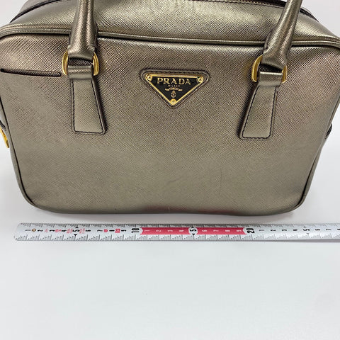 PRADA Safiano Handbag gold WS30592
