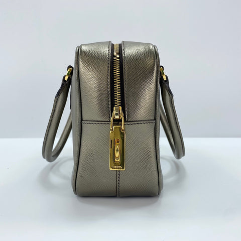 PRADA Safiano Handbag gold WS30592