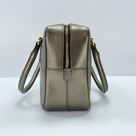 PRADA Safiano Handbag gold WS30592