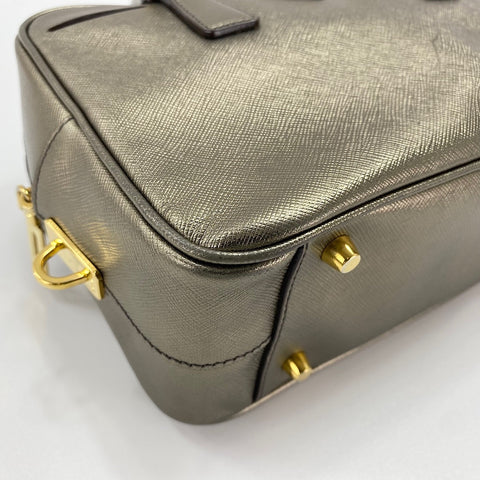 PRADA Safiano Handbag gold WS30592
