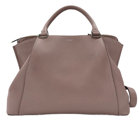 CARTIER C Du 2WAY Handbag pink WS30595