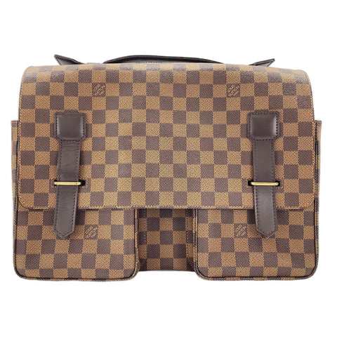 LOUIS VUITTON Broadway Shoulder Bag Brown WS30599