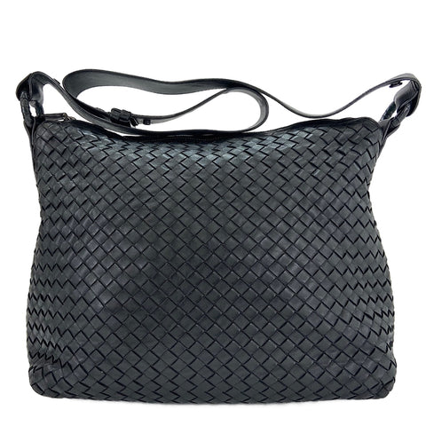 BOTTEGAVENETA INTRECCIATO Shoulder Bag black WS30600