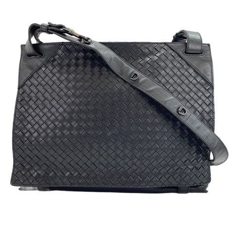 BOTTEGAVENETA INTRECCIATO Shoulder Bag black WS30601