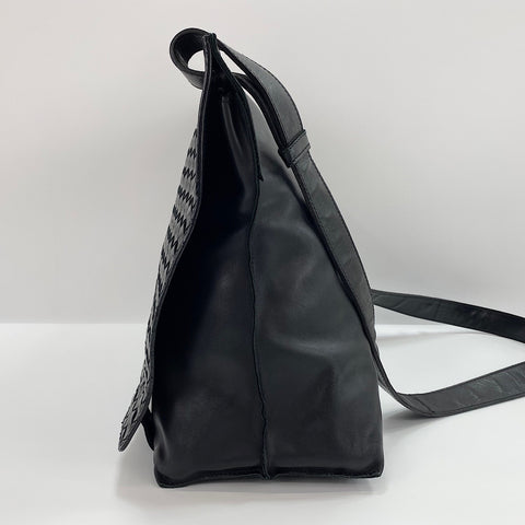 BOTTEGAVENETA INTRECCIATO Shoulder Bag black WS30601