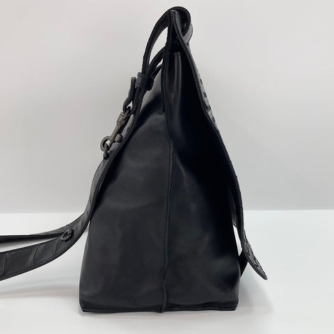 BOTTEGAVENETA INTRECCIATO Shoulder Bag black WS30601