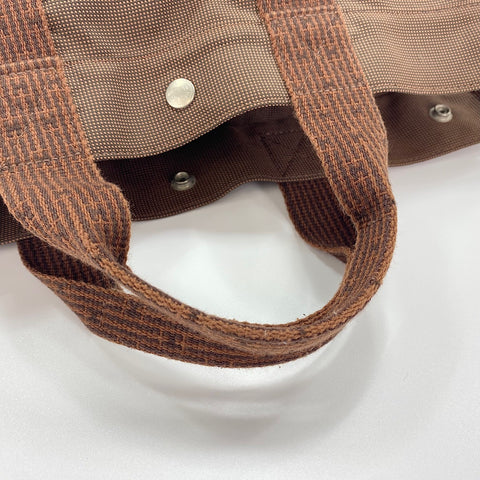 HERMES HerbagMM Tote Bag Brown WS30606