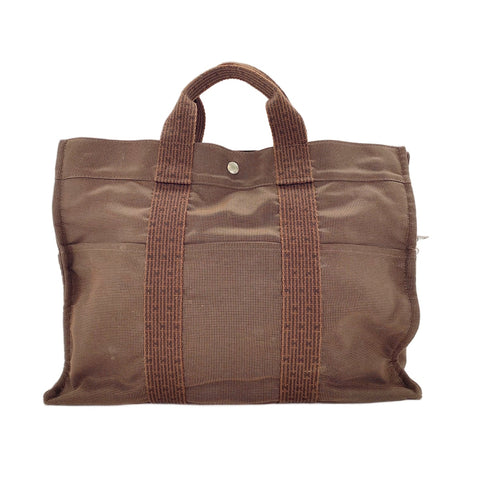 HERMES HerbagMM  Tote Bag Brown WS30606