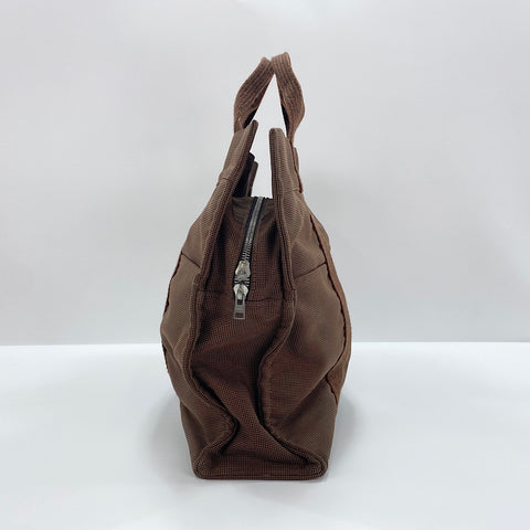 HERMES HerbagMM Tote Bag Brown WS30606