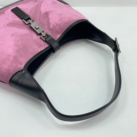 GUCCI Jackie Line Shoulder Bag pink WS30613