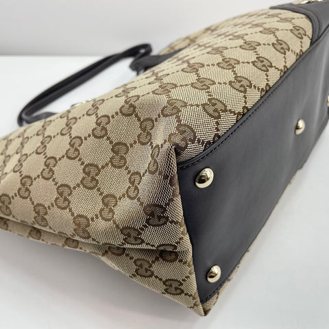 GUCCI New Brit Tote Bag beige WS30615