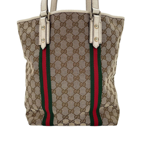 GUCCI Sherry Line Handbag beige WS30617