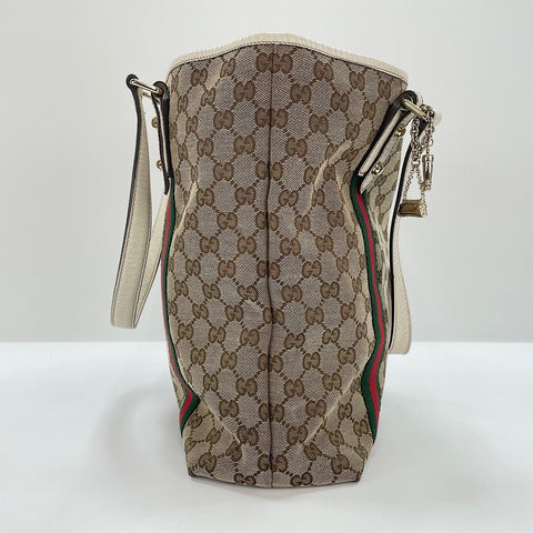 GUCCI Sherry Line Handbag beige WS30617