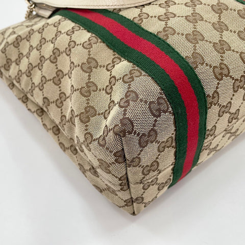 GUCCI Sherry Line Handbag beige WS30617