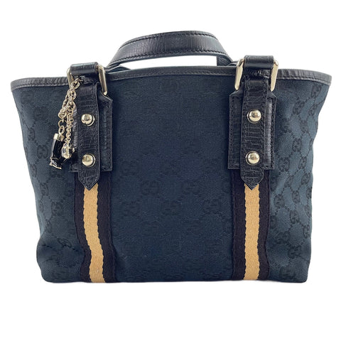 GUCCI Sherry Line Handbag black WS30618