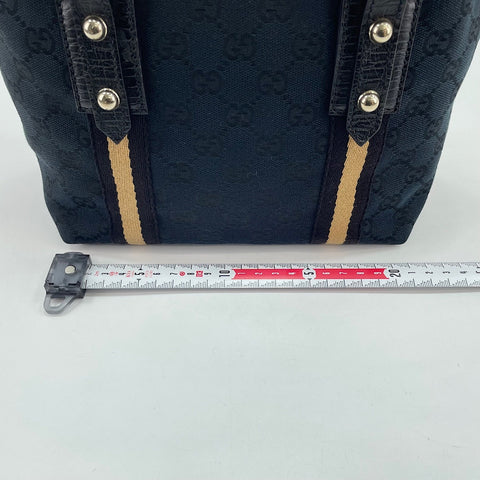 GUCCI Sherry Line Handbag black WS30618