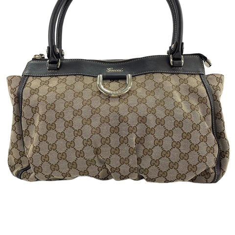 GUCCI Horsebit Tote Bag beige WS30619