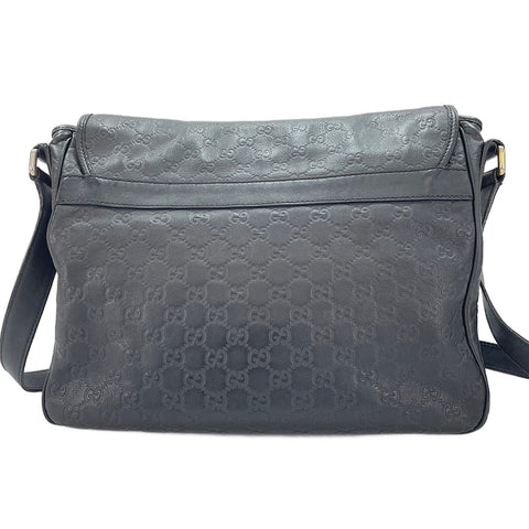 GUCCI Guccissima Shoulder Bag black WS30621