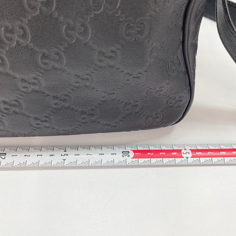 GUCCI Guccissima Shoulder Bag black WS30621