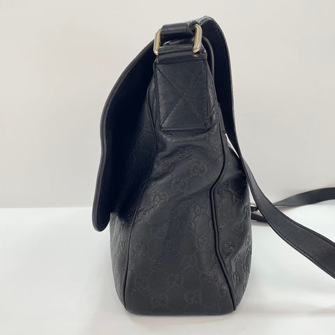 GUCCI Guccissima Shoulder Bag black WS30621