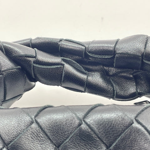 BOTTEGAVENETA Mini Jodie INTRECCIATO Handbag black WS30624