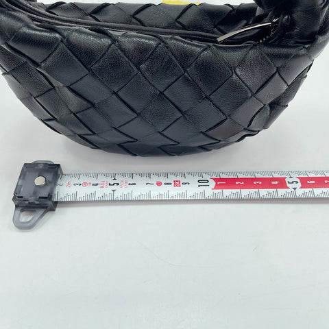 BOTTEGAVENETA Mini Jodie INTRECCIATO Handbag black WS30624