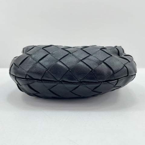 BOTTEGAVENETA Mini Jodie INTRECCIATO Handbag black WS30624