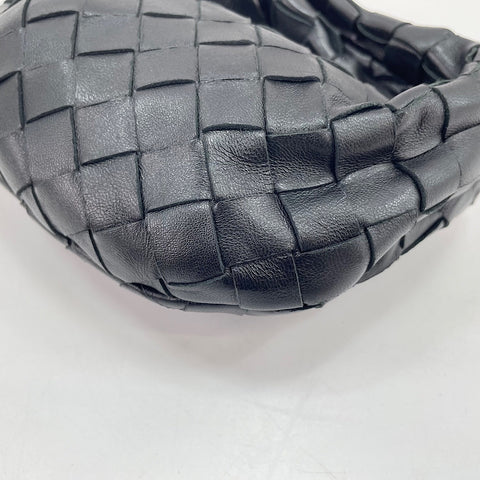 BOTTEGAVENETA Mini Jodie INTRECCIATO Handbag black WS30624