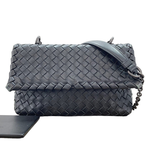 BOTTEGAVENETA INTRECCIATO Shoulder Bag black WS30625