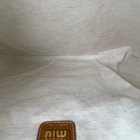 Miu Miu Tote Bag Brown WS30626