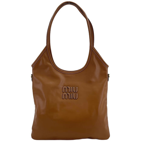 Miu Miu Tote Bag Brown WS30626