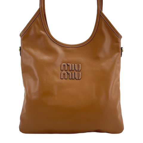 Miu Miu Tote Bag Brown WS30626