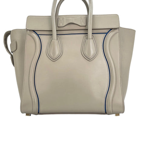 CELINE Luggage Micro Shopper Micro Handbag beige WS30629