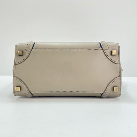 CELINE Luggage Micro Shopper Micro Handbag beige WS30629