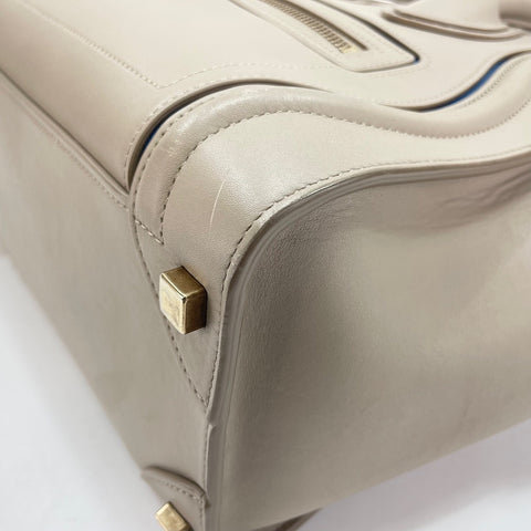 CELINE Luggage Micro Shopper Micro Handbag beige WS30629