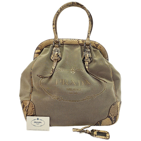 PRADA Handbag beige WS30630