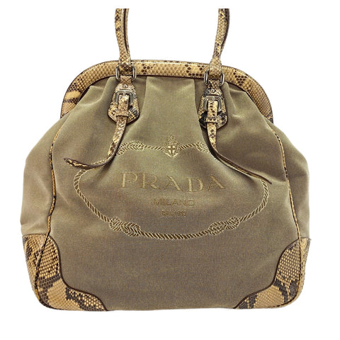 PRADA Handbag beige WS30630